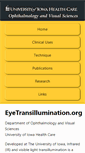 Mobile Screenshot of eyetransillumination.org